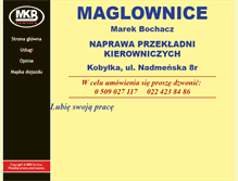 Tablet Screenshot of maglownice.pl