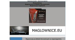 Desktop Screenshot of maglownice.eu